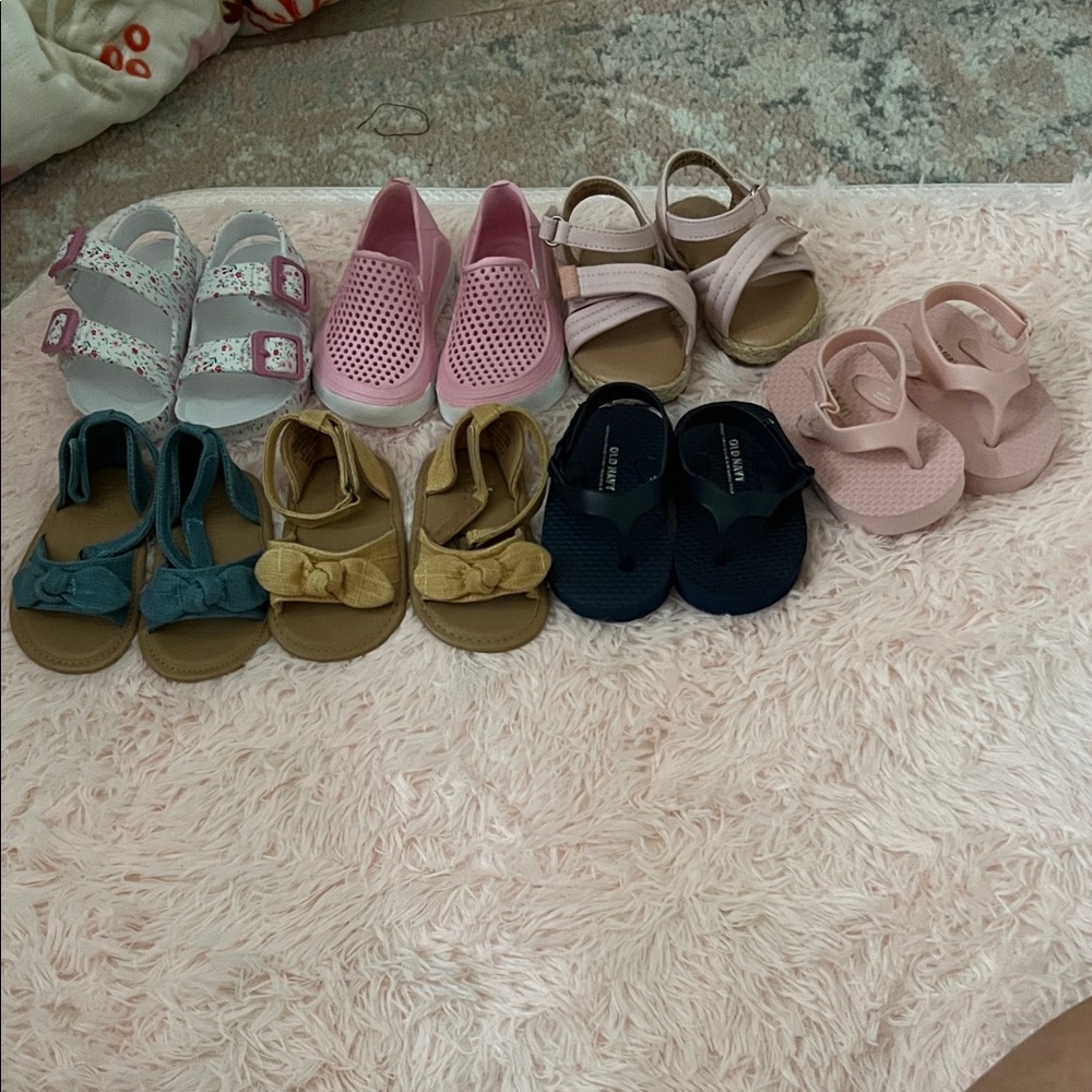 Old Navy Kids Sandals and Flip Flops - Pink, Blue, Tan, White